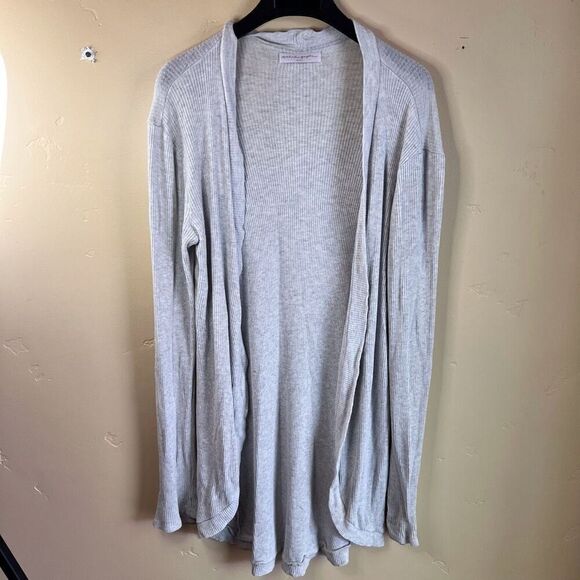 Spiritual Gangster Womens Duster Cardigan Thumbholes Grey Soft Flowy Size Small - Picture 1 of 7